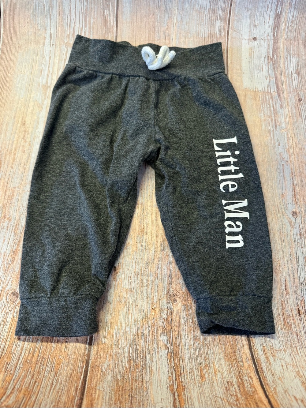 Preowned Little Man Gray Pants Size 3-6 Months Item #PHK7670